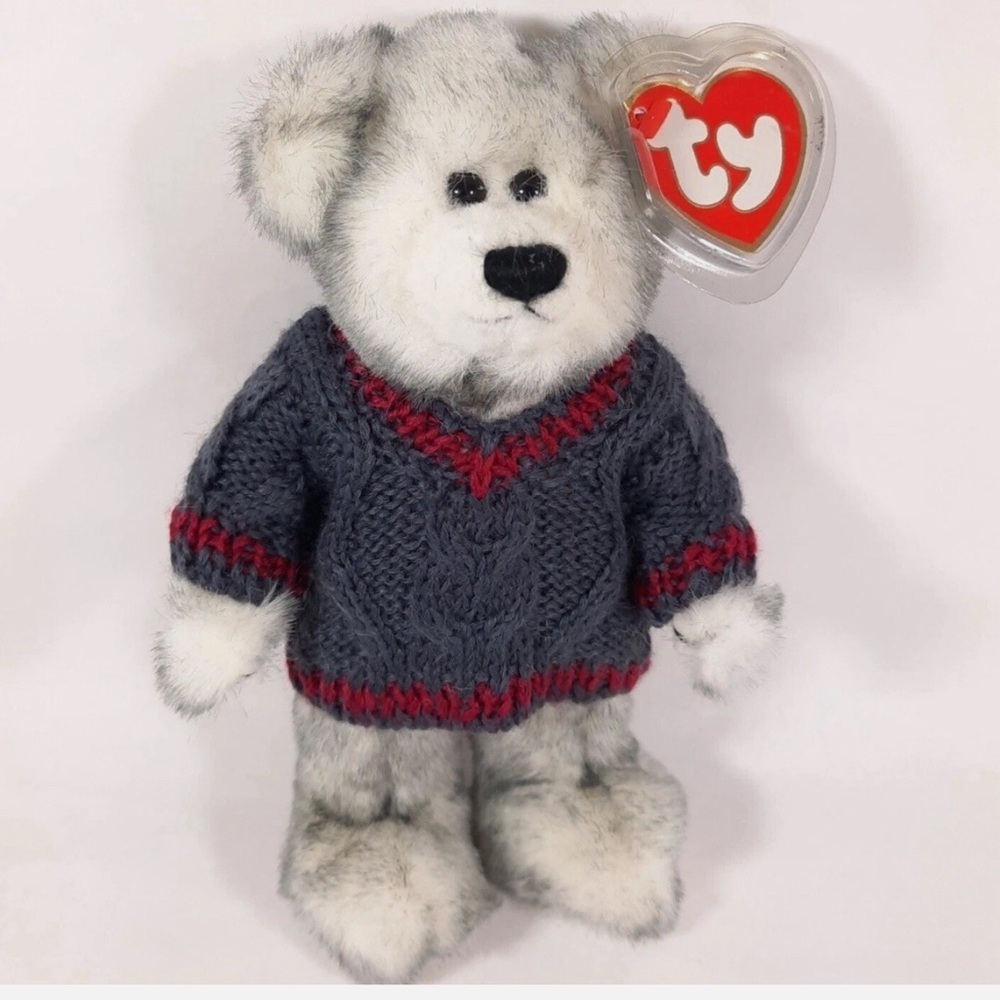 Vintage 1993 TY Fairbanks the Bear The Attic Treasure Collection New